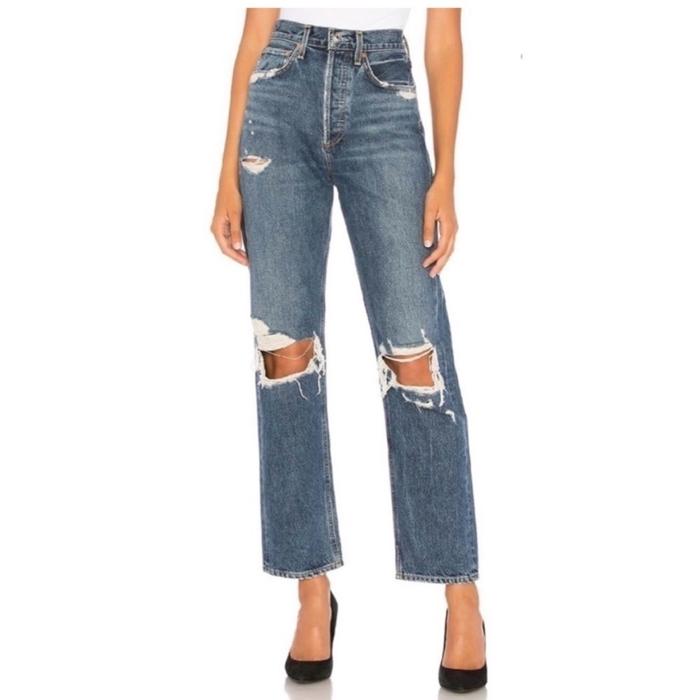 AGOLDE 90s High Rise Loose Fit in Psyche
